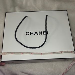 Chanel gift bag with gift tissue wrap